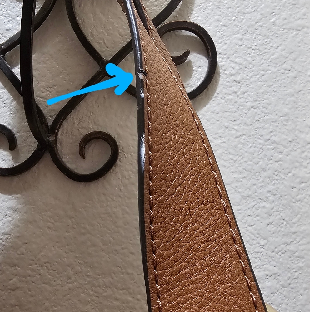 Michael Kors Large Caramel Brown Fulton East West Tote EUC 2 Callouts see pics - Picture 3 of 16